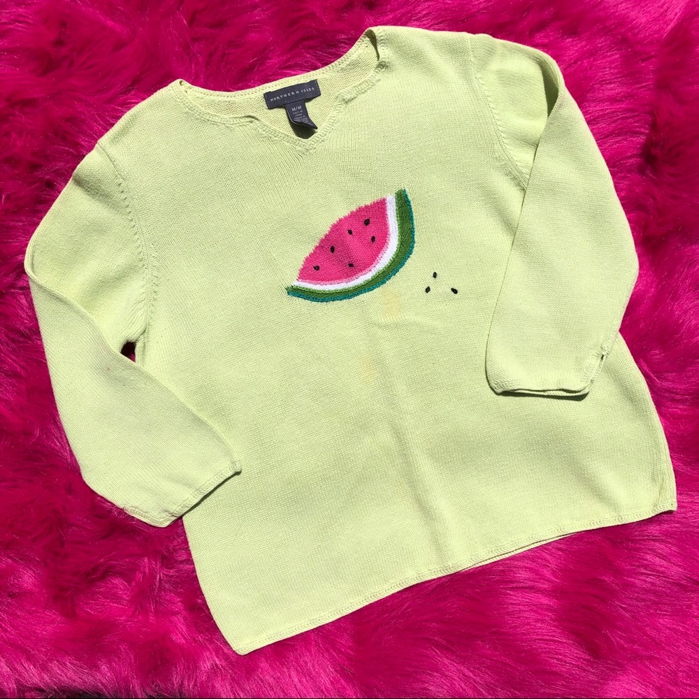 Watermelon Lightweight Knitted Sweater